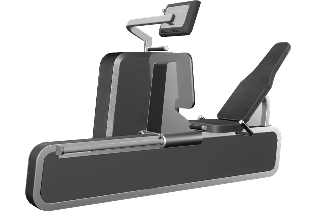Officiële Milon leg press als voorbeeld van een krachtstation in de Milon Cirkel