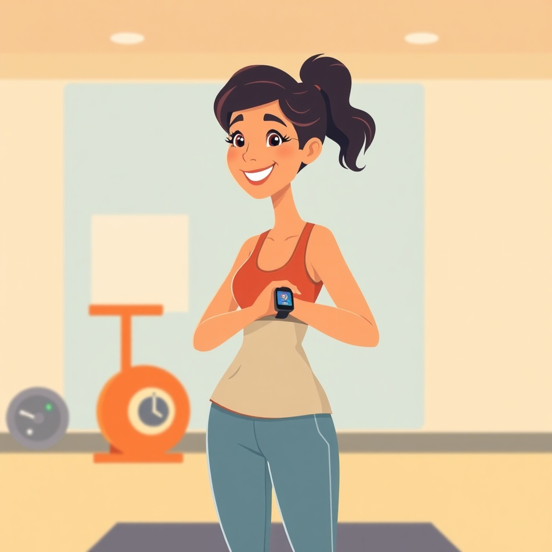 Netflix-stijl illustratie: 35 minuten smart circuit training