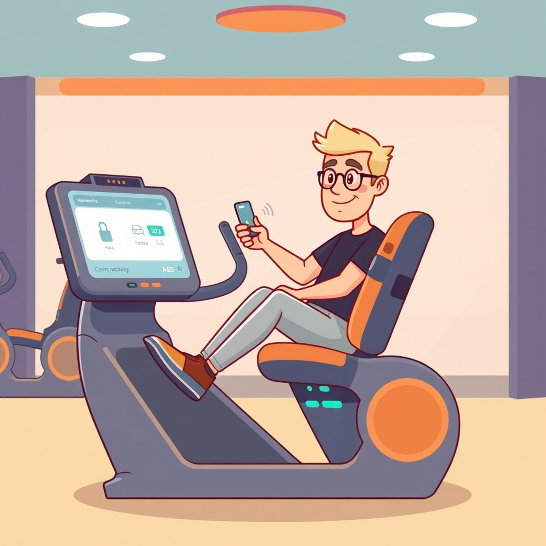 Illustratie: automatische machine-instellingen via chip